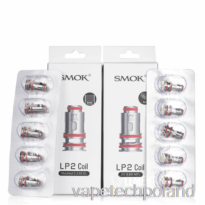 Cewki Zamienne Do Vape Pod Smok Lp2 0,4ohm Cewki Lp2 Z Siatką
